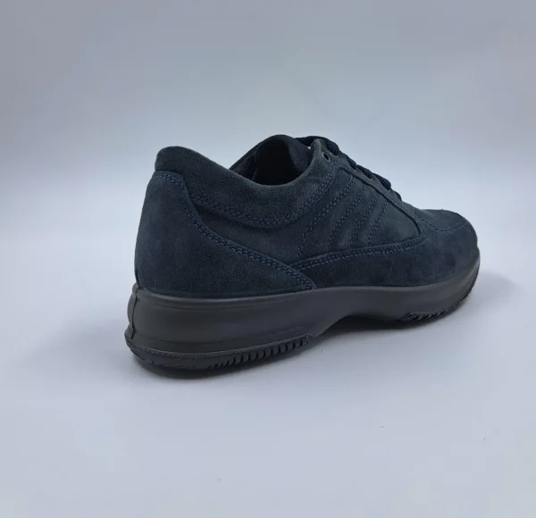 SNEAKERS FLESSIBILI CAMOSCIO BLU