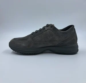SNEAKERS FLESSIBILI CAMOSCIO GRIGIO